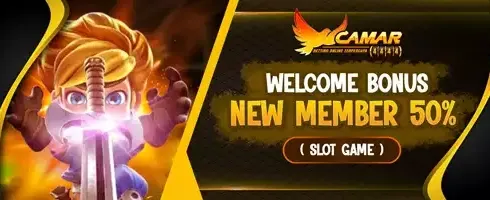 Welcome Bonus Member Baru 100% promotion banner
